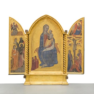 مادونا والطفل البشارة الصلب والقديسين ، حوالي 1380 (لوحة) بواسطة جاكوبو دي سيوني