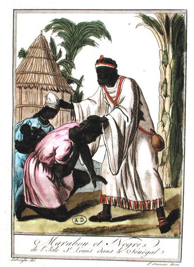 مارابوط من سانت لويس ، السنغال (لون ليثو) بواسطة جاك (بعد) Grasset de Saint-Sauveur