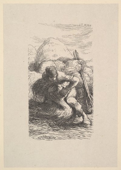 The Sheaf Binder ، 1853. بواسطة جاك أدريان لافييل