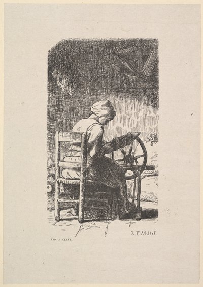 سبينر ، 1853. بواسطة جاك أدريان لافييل