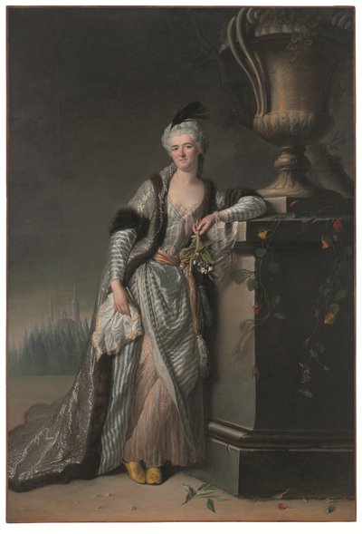 ماركيز دي سانت موري دورينيي (ماركيز دي سانت موري دورينيي)، كاملة الطول، كسلطانة بواسطة جاك أندريه جوزيف كاميلوت أفيد