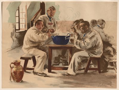 لا Soupe à la Chambrée ، 1899. بواسطة جاك Baseilhac