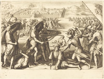 الاعتداء على الحصون الخارجية للعظم ، ج. 1614. بواسطة جاك كالوت