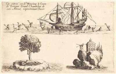 دخول إم. لو كونت دي بريون ، تشامبرلين صاحب السمو ، ممثلاً جيسون ، 1627. بواسطة جاك كالوت