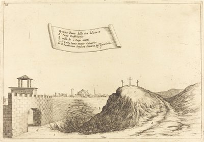 أربعة أجزاء من طريق الآلام 1619. بواسطة جاك كالوت