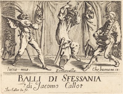 واجهة "Balli di Sfessania" بواسطة جاك كالوت