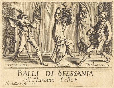 واجهة Balls di Sfessania ، ج. 1622. بواسطة جاك كالوت