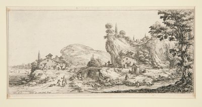 منظر طبيعي رقم 6 من المناظر الطبيعية لـ Giovanni de Medici بواسطة جاك كالوت