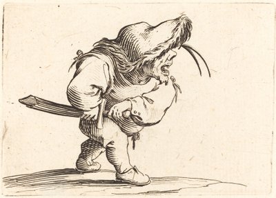 رجل يستعد لرسم سيفه ، ج. 1622. بواسطة جاك كالوت