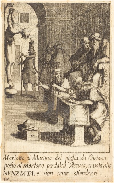 ماريوتو دي مارتينو ، 1619. بواسطة جاك كالوت