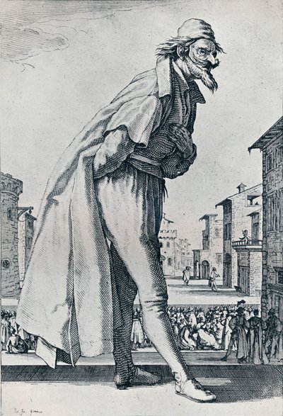 رقم IV.- البانتالون العظيم ، c1620-1635 ، 1924 بواسطة جاك كالوت