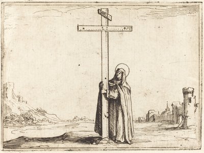 راهبة تعانق الصليب المقدس ، 1628. بواسطة جاك كالوت
