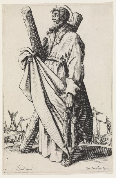 القديس أندرو من Les Grands Apôtres (الرسل الكبار) ، 1631 بواسطة جاك كالوت