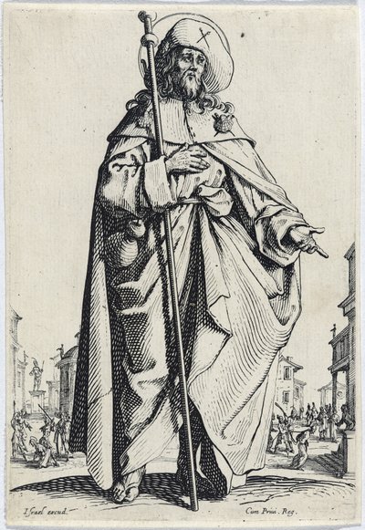 القديس جيمس الأكبر من Les Grands Apôtres (الرسل الكبار) ، 1631 بواسطة جاك كالوت