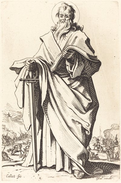 القديس بولس ، نُشر عام 1631. بواسطة جاك كالوت