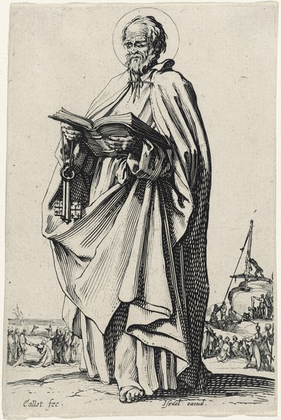 القديس بطرس من Les Grands Apôtres (الرسل الكبار) ، 1631 بواسطة جاك كالوت