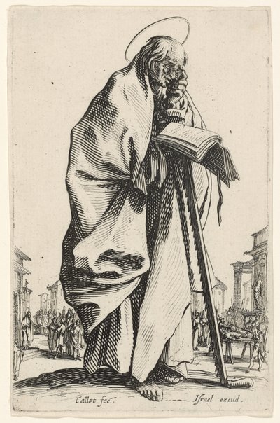 القديس سيمون من Les Grands Apôtres (الرسل الكبار) ، 1631 بواسطة جاك كالوت