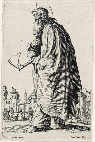 القديس ثاديوس أو القديس يهوذا من Les Grands Apôtres (الرسل الكبار) ، 1631 بواسطة جاك كالوت