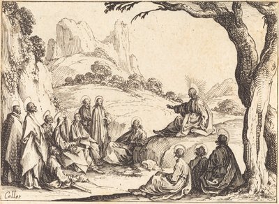 عظة الجبل 1635. بواسطة جاك كالوت