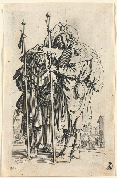 المتسولين: الحجاج ، ج. 1623. بواسطة جاك كالوت