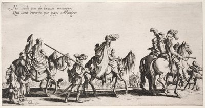 The Bohemians: The Bohemians Marching: The Vanguard، c. 1621-1625. بواسطة جاك كالوت