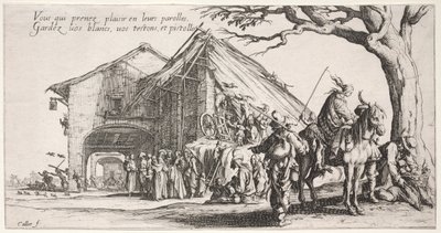 البوهيميون: مكان التوقف: The Fortune Teller ، c. 1621-1625. بواسطة جاك كالوت