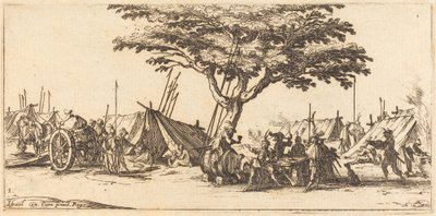 المعسكر ، ج. 1633. بواسطة جاك كالوت