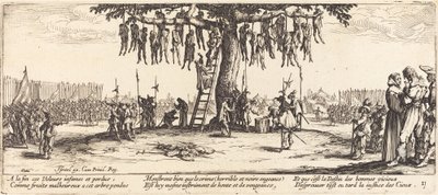 الشنق ، ج. 1633. بواسطة جاك كالوت