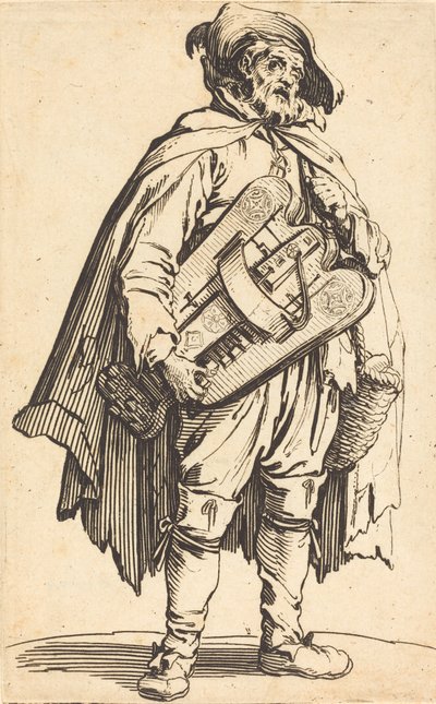 لاعب Hurdy-Gurdy بواسطة جاك كالوت