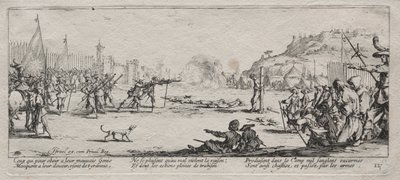 The Miseries of War: The Firing Squad ، 1633. بواسطة جاك كالوت