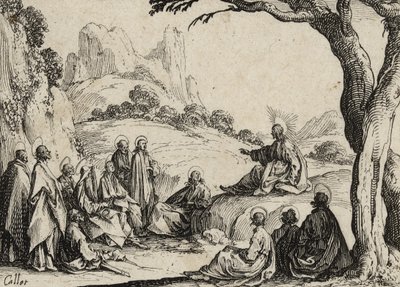 عظة الجبل ، 1635 بواسطة جاك كالوت