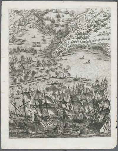 حصار لاروشيل: اللوحة 11 ، 1628-1630. بواسطة جاك كالوت