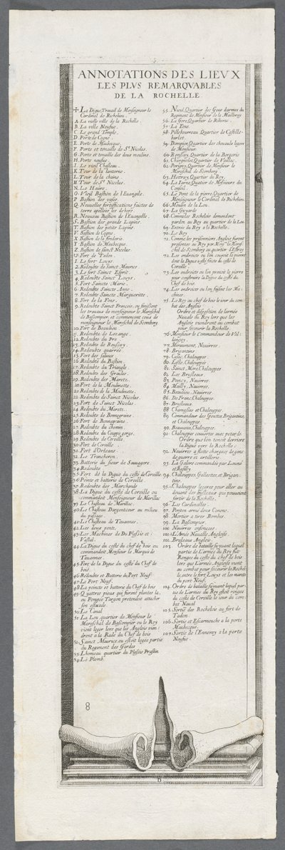 حصار لاروشيل: اللوحة 9 ، 1628-1630. بواسطة جاك كالوت