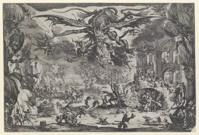 The Temptation of St. Anthony (La tentation de St. Antoine) إغراء القديس أنطونيوس بواسطة جاك كالوت