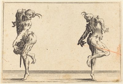 اثنين من Pantaloons الرقص ، ج. 1622. بواسطة جاك كالوت