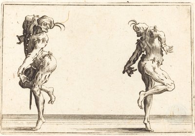 اثنين من Pantaloons الرقص ، ج. 1622. بواسطة جاك كالوت