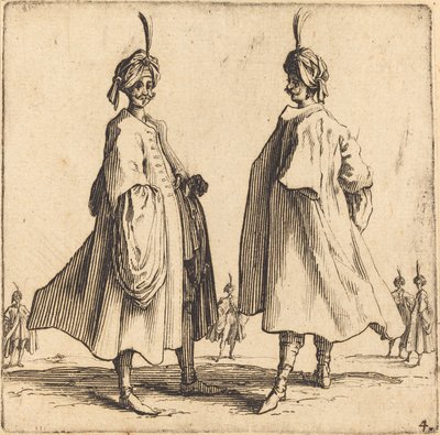 تركان ، 1617 و 1621. بواسطة جاك كالوت