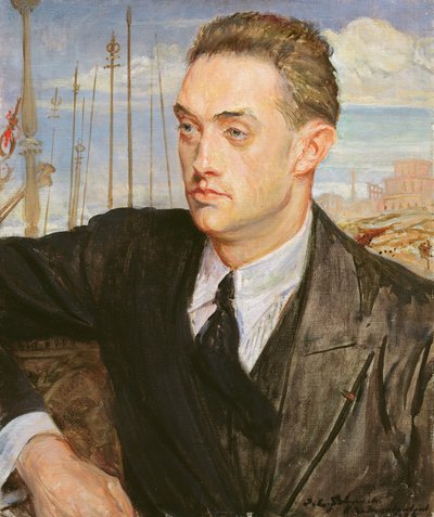 صورة لهنري دي مونثرلانت (1895-1972) 1923 بواسطة Jacques Emile Blanche