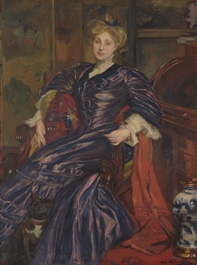 صورة للسيدة إميلي مونتغمري لانج ، 1911 بواسطة Jacques Emile Blanche