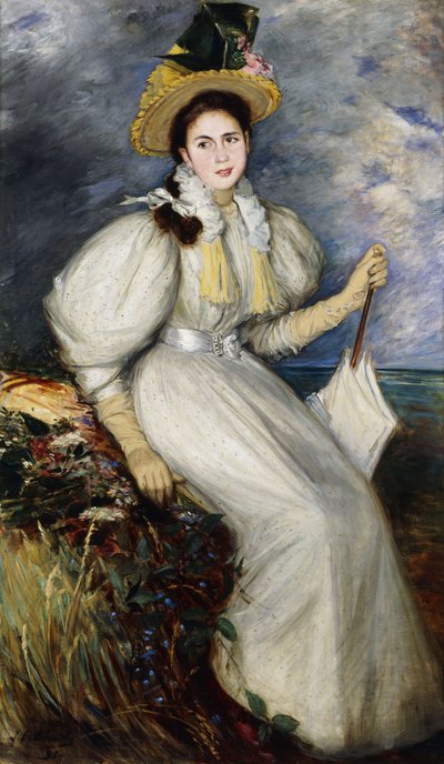 صورة لامرأة شابة ، 1895 بواسطة Jacques Emile Blanche