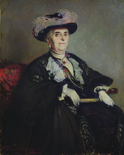 الدراسة الثانية لصورة مدام هنري جيرمان 1913 بواسطة Jacques Emile Blanche