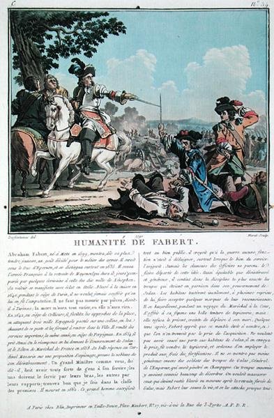 إنسانية أبراهام فابير (1599-1662) ، نقشها جان بابتيست موريت (1790-1820) بواسطة جاك فرانسوا جوزيف (بعد) سويباتش