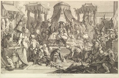 جمهور الإمبراطور الصيني ، من شينوا ... ، بعد عام 1743. بواسطة جاك غابرييل هوكييه