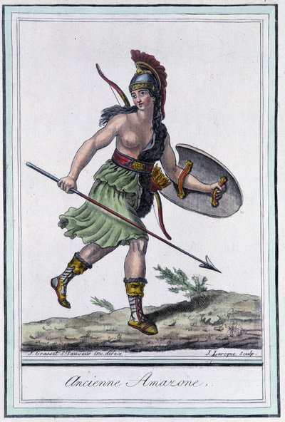 الأمازون القديمة - في "" موسوعة الرحلات "" بقلم Grasset St Sauveur ، محرر. 1796 بواسطة جاك غراسيت دي سانت سوفير