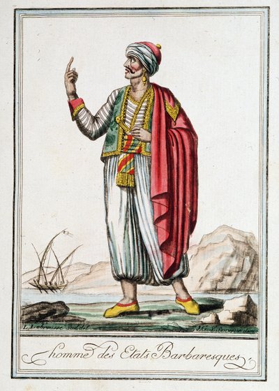 رجل من الدول البربرية ، "موسوعة الرحلات" بقلم ج. غراست سانت سوفور (سانت سوفور) بواسطة جاك غراسيت دي سانت سوفير