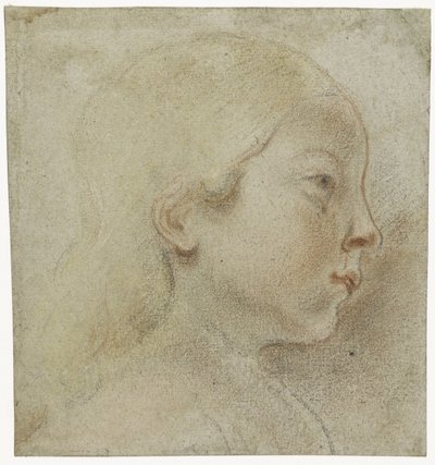 رأس الطفل إلى اليمين بواسطة Jacques Jordaens