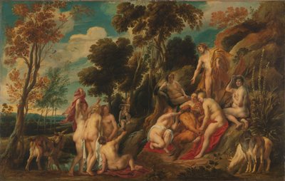 عموم يعاقب الحوريات بواسطة Jacques Jordaens