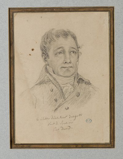 صورة لإيجناس-أوجين-ماري ديجوتي ، حوالي 1815-25 (طباشير على ورق بني فاتح) بواسطة جاك لويس (ورشة عمل) ديفيد