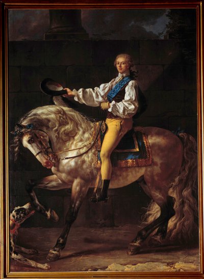 صورة الفروسية للكونت ستاليسلاس بوتوكي (1755-1821). لوحة لجاك لويس ديفيد (1748-1825) بواسطة جاك لويس ديفيد