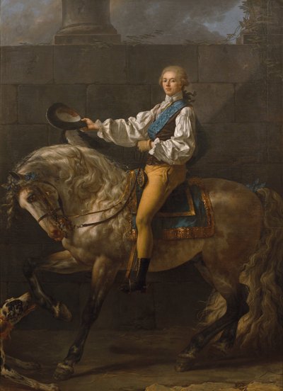 صورة الفروسية ستانيسلاف كوستكا بوتوكي 1755-1821 بواسطة جاك لويس ديفيد